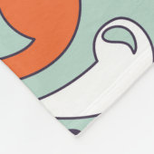 Orientales marokkanisches Fliesendesign Fleecedecke (Ecke)
