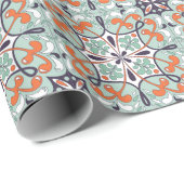 Orientales marokkanisches Fliesendesign Geschenkpapier (Rolleneckpunkt)