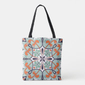 Orientales marokkanisches Fliesendesign Tasche (Rückseite)