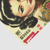 Orientales Retro-Button Seidenpapier (Ausschnitt)