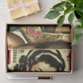Orientales Retro-Button Seidenpapier (Geschenk)