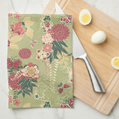 Orientales Silk Painting Muster Geschirrtuch (Viertel Falte)