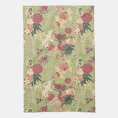 Orientales Silk Painting Muster Geschirrtuch (Vertikal)