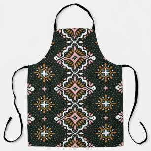 Orientales Vintages Damastmuster. Talavera Töpfer Schürze