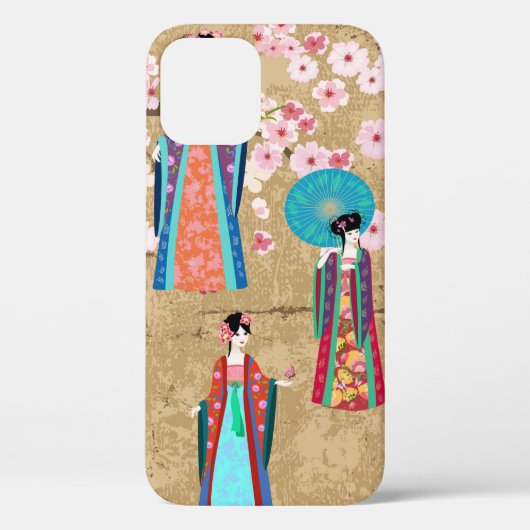 Orientalin in Retro costumejapanese, chinesisch, a Case-Mate iPhone Hülle (Rückseite)