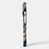 Orientalisch abstrakt Oni-Dämon-Tattoo Case-Mate iPhone Hülle (Rückseite / Links)