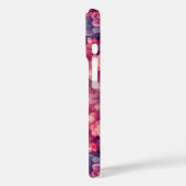 Orientalisch abstrakte Geisha rosa Wolken Case-Mate iPhone Hülle (Rückseite / Links)