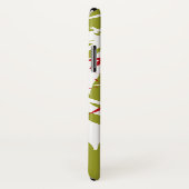 Orientalisch-asiatische Red-Bamboo-Blätter Zen Cas Case-Mate iPhone Hülle (Hinten/Rechts)