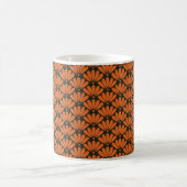 Orientalisch-baronzefarbene Blüten Kaffeetasse (Mittel)