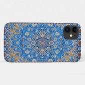 Orientalisch Blau Türkischer Persischer Teppichsch Case-Mate iPhone Hülle (Rückseite (Horizontal))