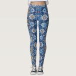 Orientalisch Blau Türkischer Persischer Teppichsch Leggings<br><div class="desc">Orientalisch türkisches persisches Muster. Jedes Mädchen würde Liebe haben,  dieses stilvolle Design zu haben.</div>