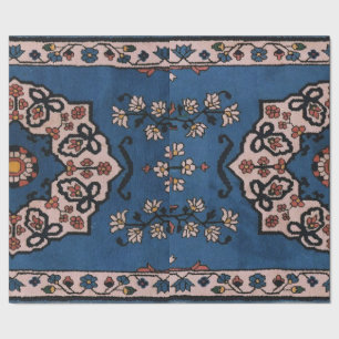 Orientalisch Blau Türkisches Persisches Muster Geschenkpapier