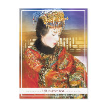 Orientalisch-Chinesische Dame mit schönem Portrait