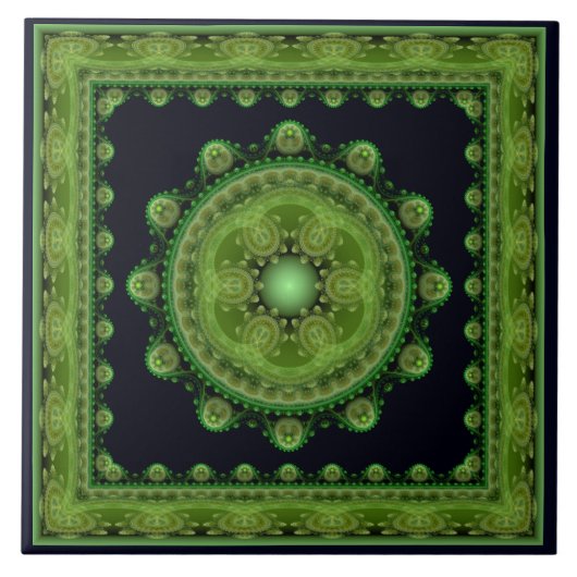 Orientalisch-heilige Ornament Fliese (Vorderseite)