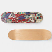 Orientalisch-japanisch-weiblich-maiko geisha ukiyo skateboard (Horizontal)