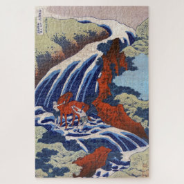Orientalisch-japanische Ukiyo-e-Szenerie Puzzle