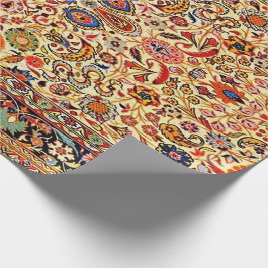 Orientalisch-Persischer Teppich Geschenkpapier (Ecke)