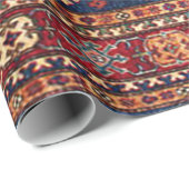 Orientalisch Persischer Türkischer Teppichmuster Geschenkpapier (Rolleneckpunkt)
