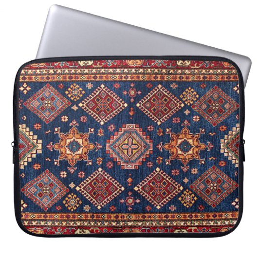 Orientalisch Persischer Türkischer Teppichmuster Laptopschutzhülle (Vorderseite)