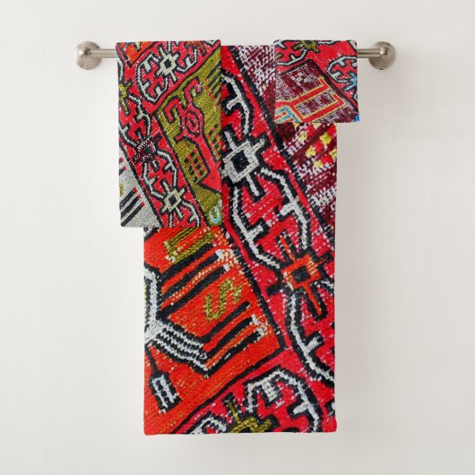 Orientalisch persisches Muster, Teppich Badhandtuch Set (Insitu)