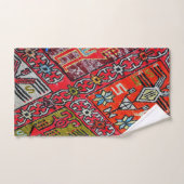 Orientalisch persisches Muster, Teppich Badhandtuch Set (Handtuch)