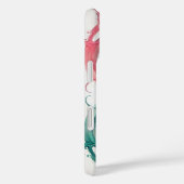 Orientalisch rosa und aquamarine Liebe Case-Mate iPhone Hülle (Rückseite / Rechts)