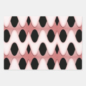 Orientalisch-rosa Wellen Geschenkpapier Set (Vorderseite 2)