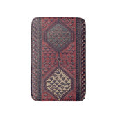 Orientalisch rotes Runner Muster Nr. 2 Badematte (Vorderseite Vertikal)