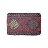 Orientalisch rotes Runner Muster Nr. 2 Badematte (Vorderseite)