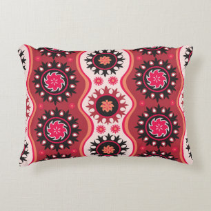 Orientalisch Traditionell: Nahtloses Ornament-Desi Dekokissen