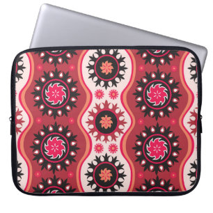 Orientalisch Traditionell: Nahtloses Ornament-Desi Laptopschutzhülle