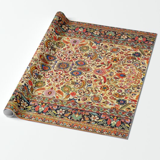 Orientalisch Türkisch Persisch Aserbaidschan Teppi Geschenkpapier (Ungerollt)