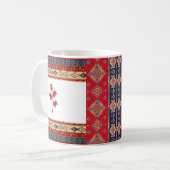 Orientalisch-Türkische Muster-Tasse Kaffeetasse (Vorderseite Links)