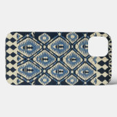 Orientalisch Türkischer Persischer Teppich Blau Case-Mate iPhone Hülle (Rückseite (Horizontal))