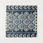 Orientalisch Türkischer Persischer Teppich Blau Wandteppich (Vorderseite (Horizontal))