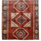 Orientalisch Türkischer Persischer Teppich Rot Duschvorhang (Vorderseite)