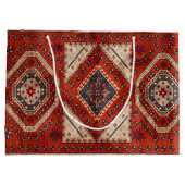Orientalisch Türkischer Persischer Teppich Rot Große Geschenktüte (Rückseite)