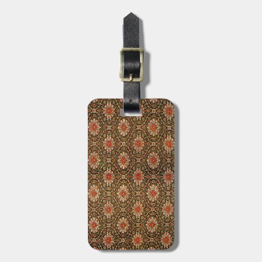 Orientalisch , Türkisches Muster Gepäckanhänger (Vorderseite vertikal)