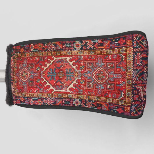 Orientalisch , Türkisches Muster, rot Golf Headcover (Vorderseite)