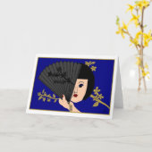 Orientalische Anmerkungs-Karte Karte (Gelbe Blume)