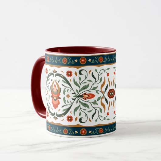 Orientalische Antike Persische Kaffee-Mugs Tasse (Vorderseite Links)