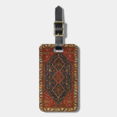 Orientalische Antike Persische Türkische Teppiche Gepäckanhänger (Vorderseite vertikal)