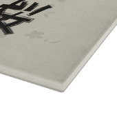 Orientalische Art-Kirschblüte-Kirschblüten-Kunst Schneidebrett (Ecke)