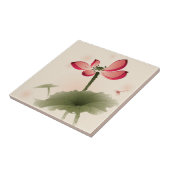 Orientalische Art Lotus Fliese (Seite)
