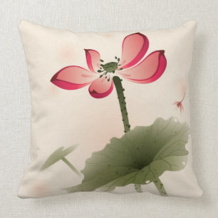 Orientalische Art Lotus Kissen