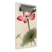 Orientalische Art Lotus Mini Klemmbrett (Schrägansicht)