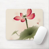 Orientalische Art Lotus Mousepad (Mit Mouse)
