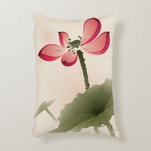 Orientalische Art Lotus Zierkissen