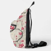 Orientalische Art Sakura Cherry Blossom Art Crossbody Bag (Rechts)