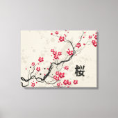 Orientalische Art Sakura Cherry Blossom Art Leinwanddruck (Vorderseite)